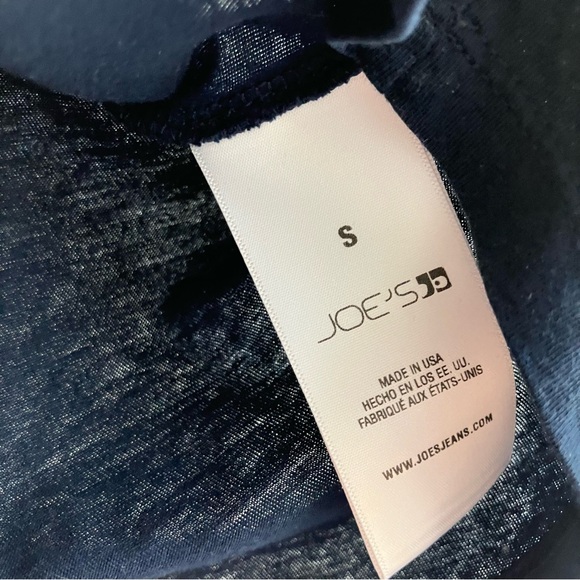 ❤️ JOE’S JEANS Navy Cotton Puff Sleeve Tee - Picture 5 of 7